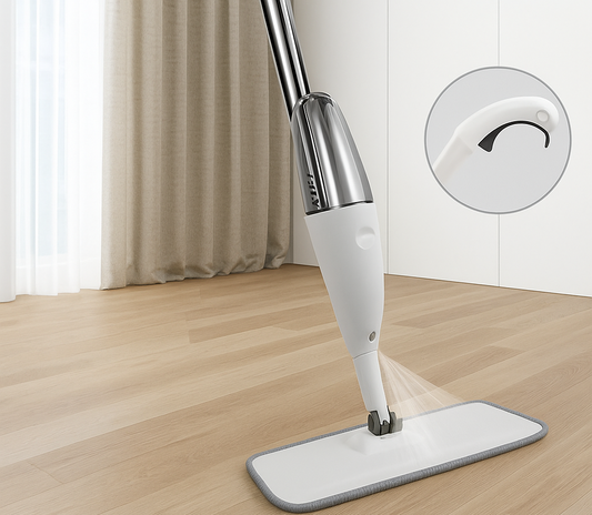 Mop Inteligent cu Pulverizator – Curățenie Rapidă și Eficientă | Lavetă din Microfibră